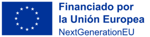 Logotipo de la Unión Europea con el texto “Financiado por la Unión Europea – NextGenerationEU”.