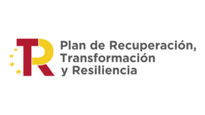 Logotipo del Plan de Recuperación, Transformación y Resiliencia del Gobierno de España.